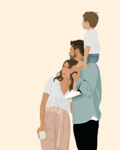 family illustration