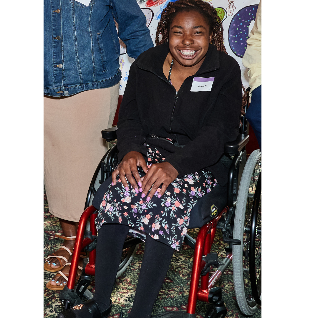 Image of a female using a wheelchair - Interview with Kimora
