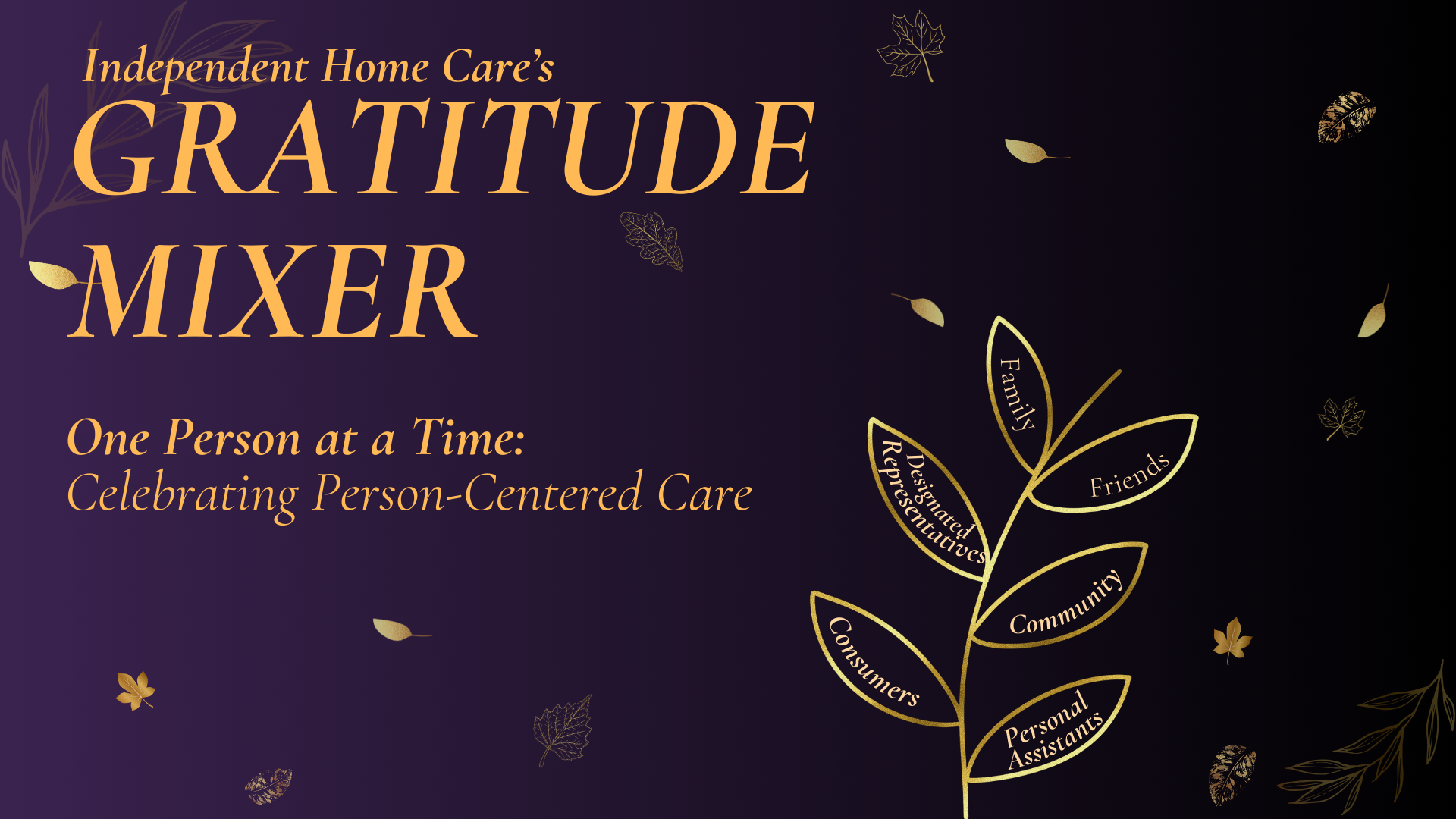 First Home Care Mixer Invitation